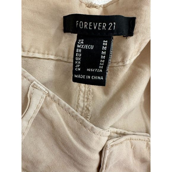 Forever 21 Women's Hipster Wide Leg Pleated Front High Waisted Pants, Size M - Picture 2 of 4